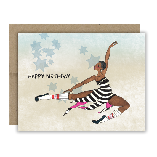 Happy Birthday Dancer - Leap! Notecard
