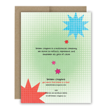 Super Crayon - Stars - Notecard