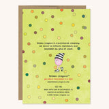 Unicorn Ice Capades - 5" x 7" Greeting Card