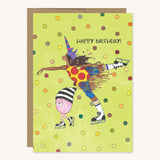 Unicorn Ice Capades - 5" x 7" Greeting Card