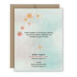 Birthday Brown Ballerina Notecard
