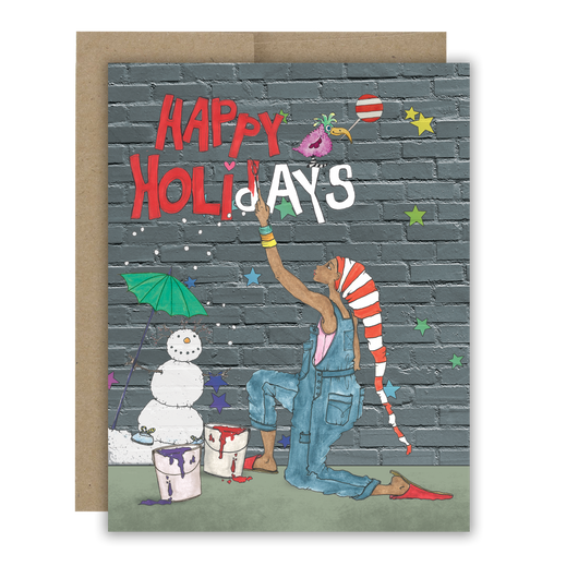 Happy Holidays Notecard