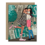I Miss Hugs Notecard