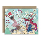 Congrats! You Did It! Graduation Notecard