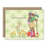 I Love Watching You Grow - Little Gardeners Notecard