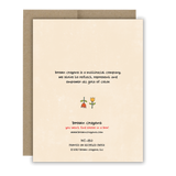 A Belly Filled with Love - Pregnancy Notecard