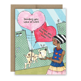 Feel Better Soon Balloons Notecard