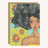 So Distracting! - 5" x 7" Greeting Card