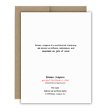 Be Distracting! Notecard
