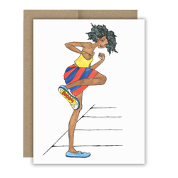 Booom! Girl - Notecard