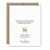 Friends With Dog Notecard