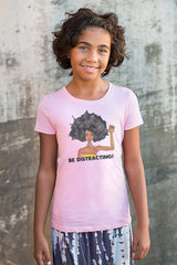 Kids Short Sleeve T-shirt - Be Distracting! - 2 Colors