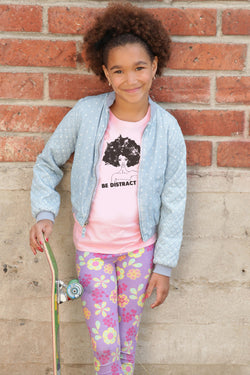 Kids Short Sleeve T-shirt - Be Distracting! Screen print - 4 Colors