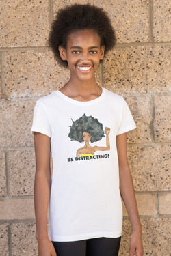 Kids Short Sleeve T-shirt - Be Distracting! - 2 Colors