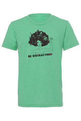 Kids Short Sleeve T-shirt - Be Distracting! Screen print - 4 Colors