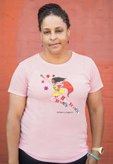 Women's Short Sleeve Organic T-shirt - Super Crayon - New! (two colors)