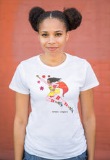 Women's Short Sleeve Organic T-shirt - Super Crayon - New! (two colors)