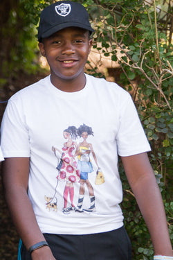 Unisex Short Sleeve T-shirt - Friends With Dog