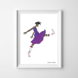 Wall Print - Kick! Plain - 2 Sizes!