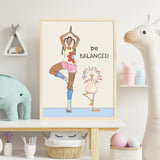 NEW! Wall Print - Be Balanced - 2 Sizes!