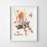 Wall Print - Be Playful - 2 Sizes!