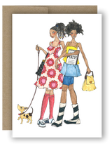 Friends With Dog - Notecard