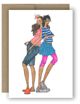 We Love Stripes - Notecard