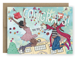 Congrats! You Did It! - Graduation Notecard