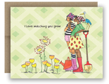 I Love Watching You Grow - Little Gardeners Notecard