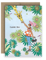 Giraffe Snacks - Thank You Notecard