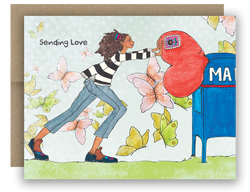 Sending Love - Notecard