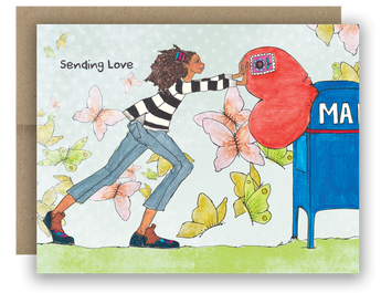 Sending Love - Notecard