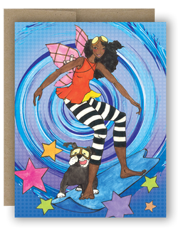 Surfer Girl - Notecard