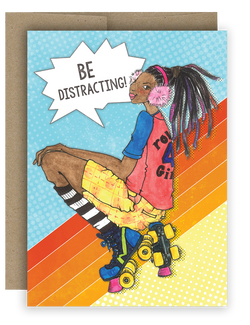 Roller Girl - Notecard