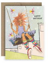 Happy Birthday Swing! - Notecard