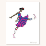 Wall Print - Kick! Plain - 2 Sizes!