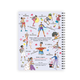 NEW! Multi Crayon - 8.5" x 11"  Notebook