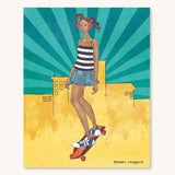 Wall Print - Skater Girl - 2 Sizes!