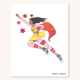 Wall Print - Super Crayon Plain - 2 Sizes!