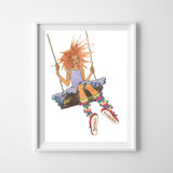 Wall Print - Swing! Plain - 2 Sizes!